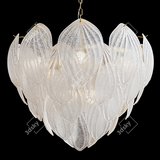 Garda Decor Swan Chandelier 3D model image 2