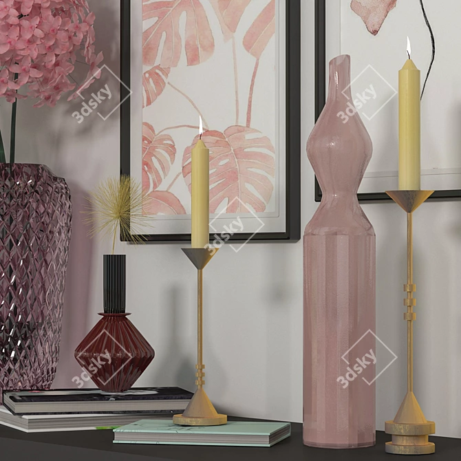 3D Decor Set: Max, FBX, Obj, Vray, Corona 3D model image 3