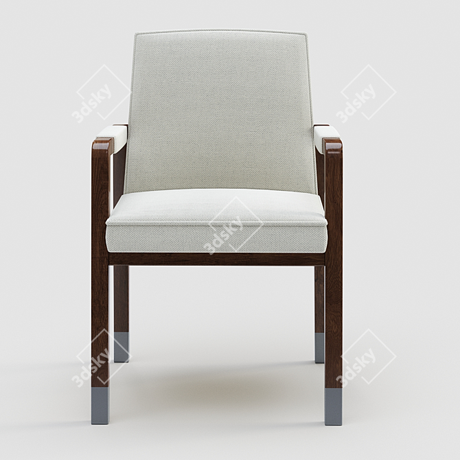Modern Ellsworth Armchair | 3D Mesh & Textured 3D model image 2
