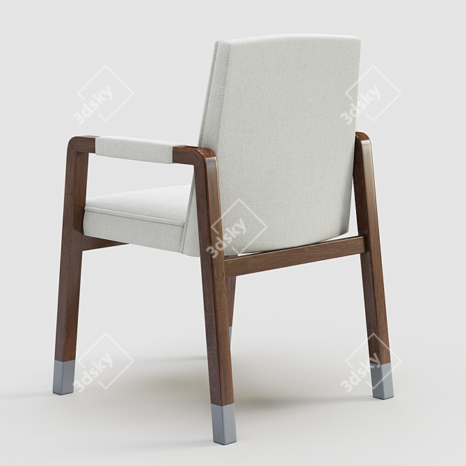 Modern Ellsworth Armchair | 3D Mesh & Textured 3D model image 3