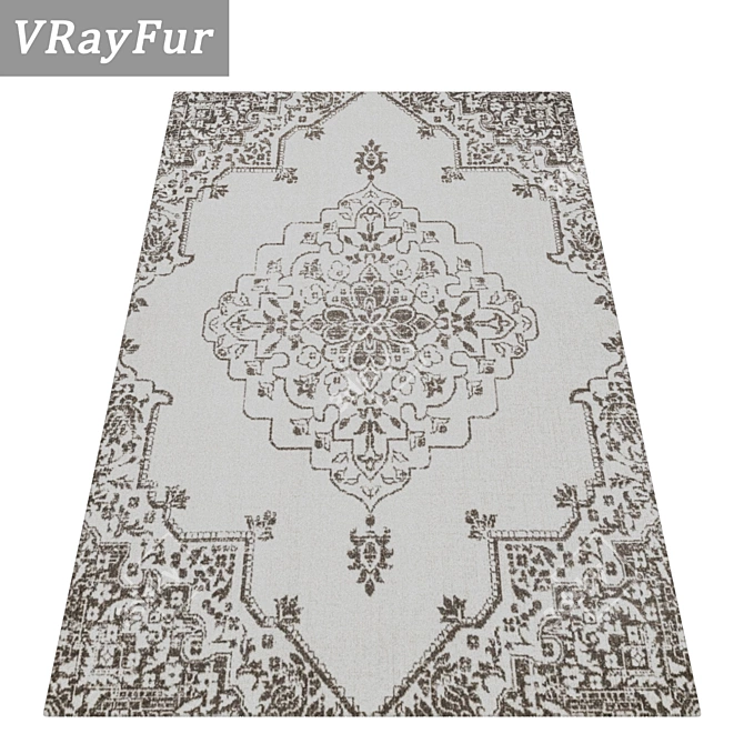 High-Quality Carpets Set 3D model image 2