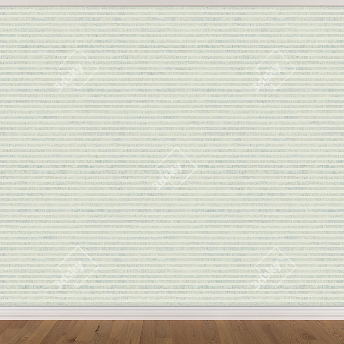 Seamless Wallpaper Set in 3 Colors 3D model image 4