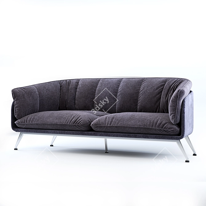 ComfortMax 3-Seater Sofa 3D model image 2