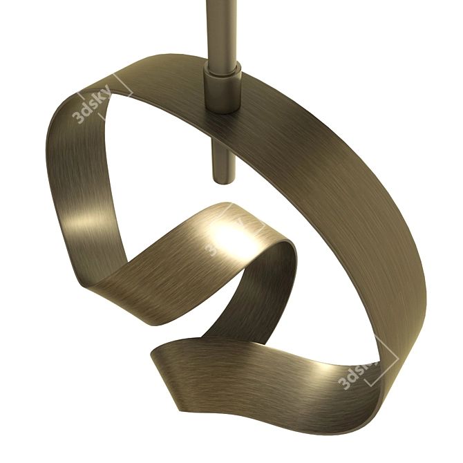 Elegant Cantori Sconce 3D model image 2