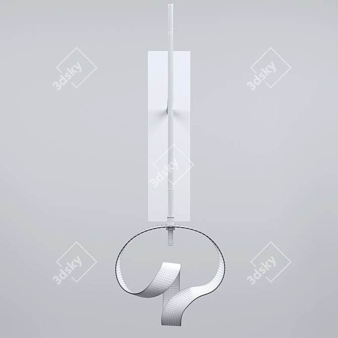 Elegant Cantori Sconce 3D model image 4