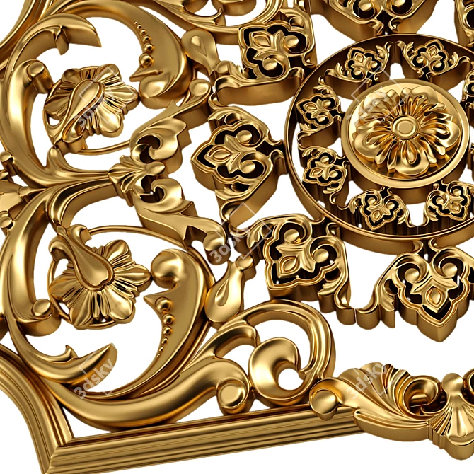  CNC Carving Decor 3D model image 3