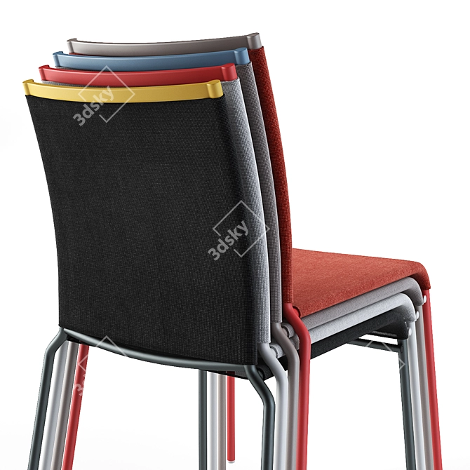 Modern Calligaris Web Chair in Multiple Colors 3D model image 2