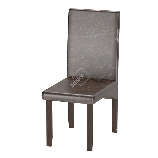 Minimalist Ribes Chair - Stylish and Comfortable 3D model image 1