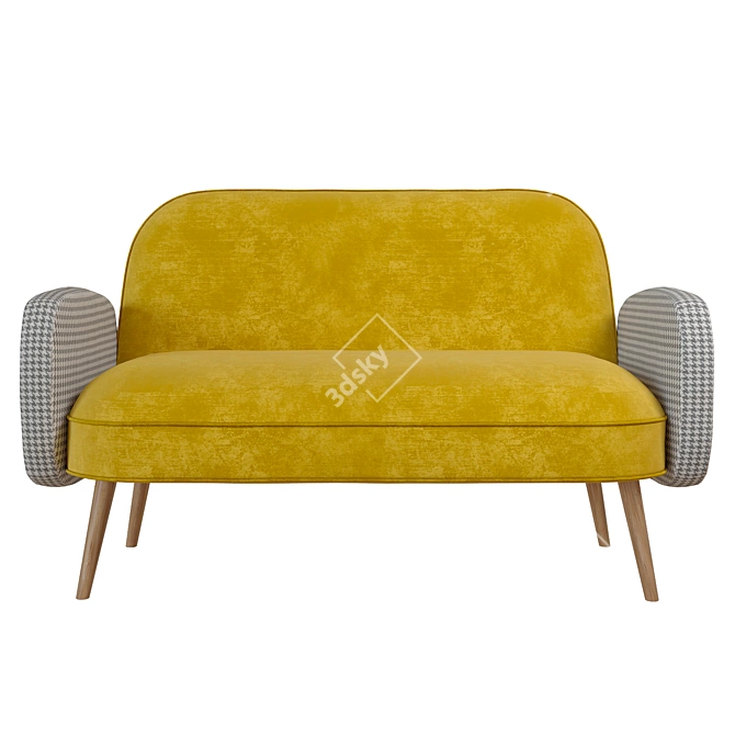 OGOGO Sofa Bordo - Compact & Stylish 3D model image 2