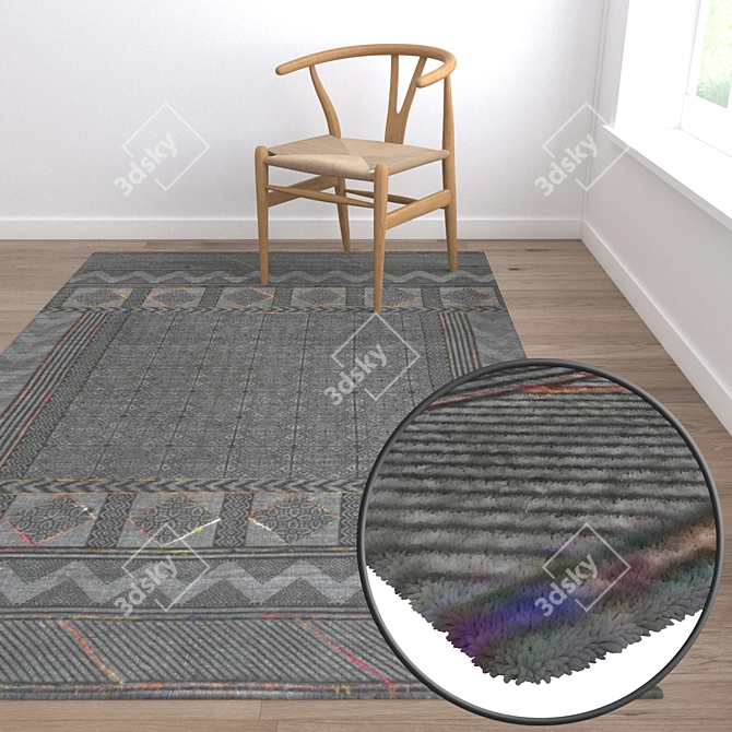 Luxury Carpet Set: High-Quality Textures for V-Ray and Corona. 3D model image 5