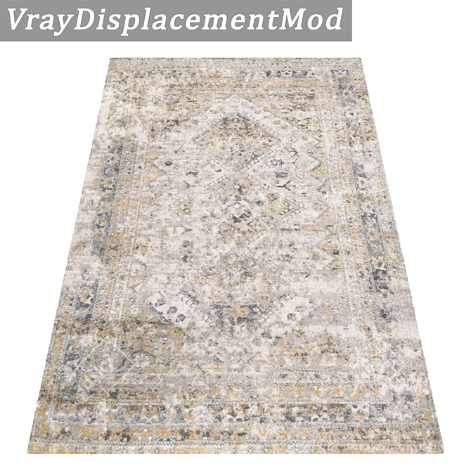 Title: Luxury Rug Set with High-Quality Textures 3D model image 3