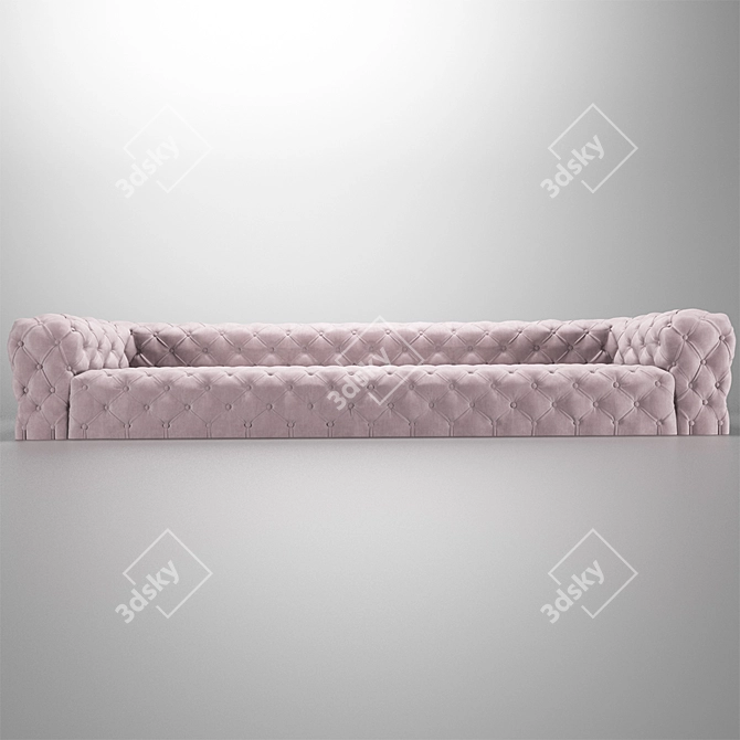 Luxury Chester Moon Sofa 3D model image 14