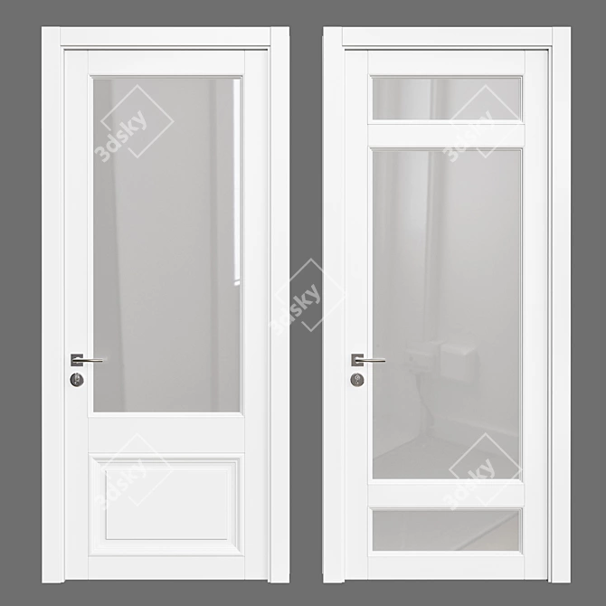 Stylish Door 36 for Interior Spaces 3D model image 1