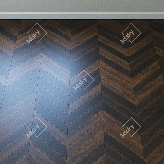 Upofloor Oak Parquet Board 3D model image 4