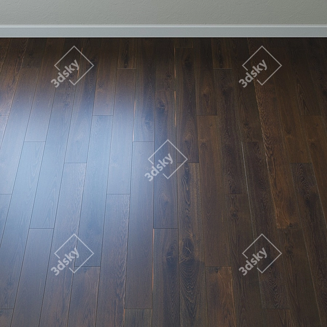 Upofloor Oak Parquet Board: Stylish and Durable 3D model image 2