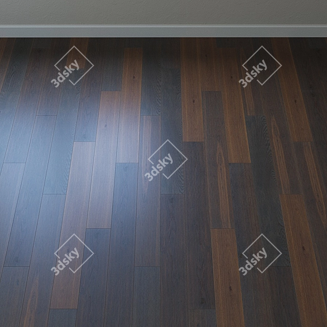 Title: Upofloor Oak Parquet Board 3D model image 2