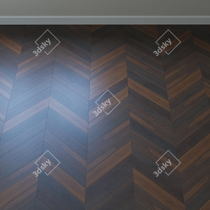 Title: Upofloor Oak Parquet Board 3D model image 3