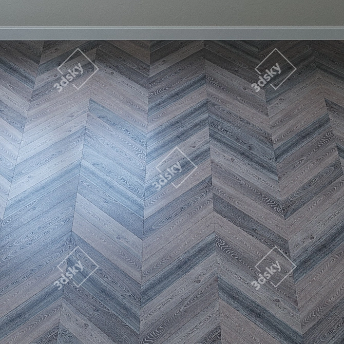 Upofloor Oak Parquet Board: French Elegance 3D model image 3