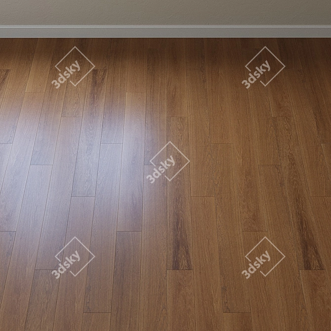 Upofloor Oak Parquet Board 3D model image 2