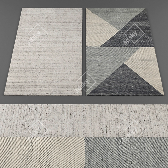 221 Rug Collection: Elegant Designs 3D model image 1