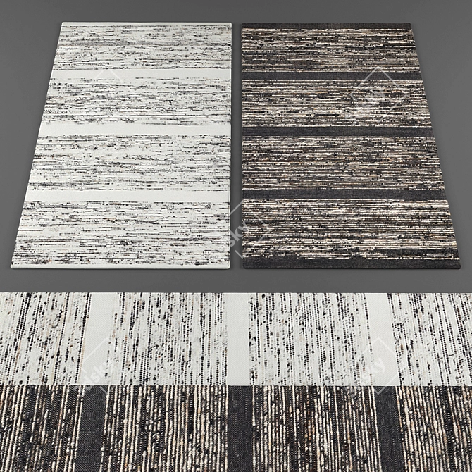 221 Rug Collection: Elegant Designs 3D model image 3