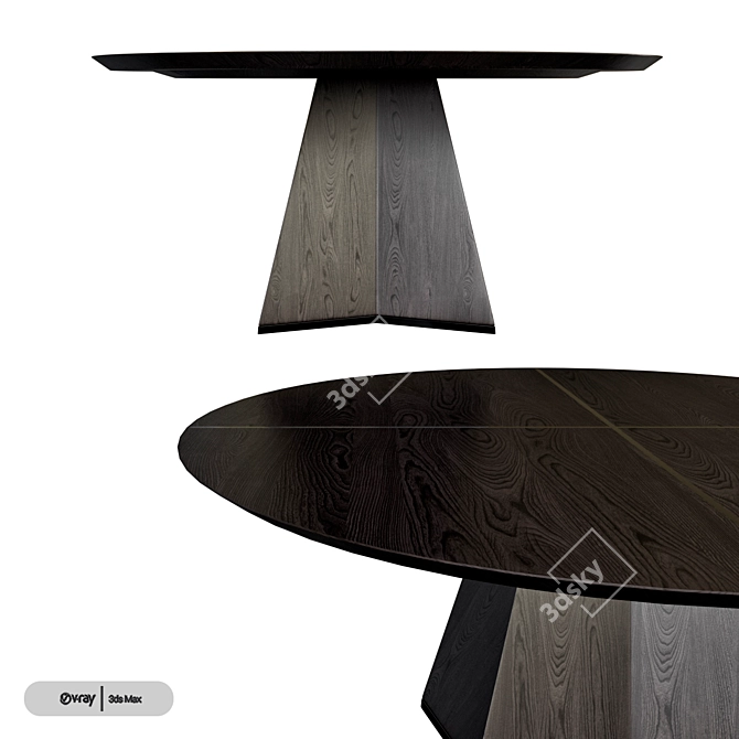 ERBA Italia Pensami Modern Table 3D model image 1