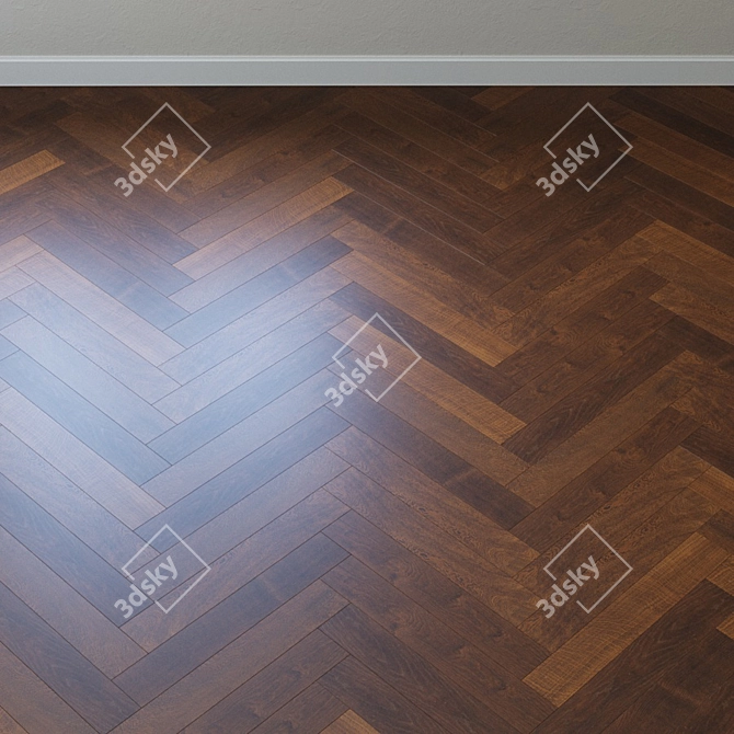 Upofloor Oak Parquet Board 3D model image 3