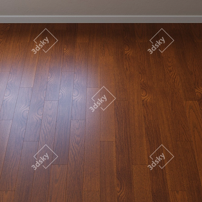 Upofloor Oak Parquet Board 3D model image 2