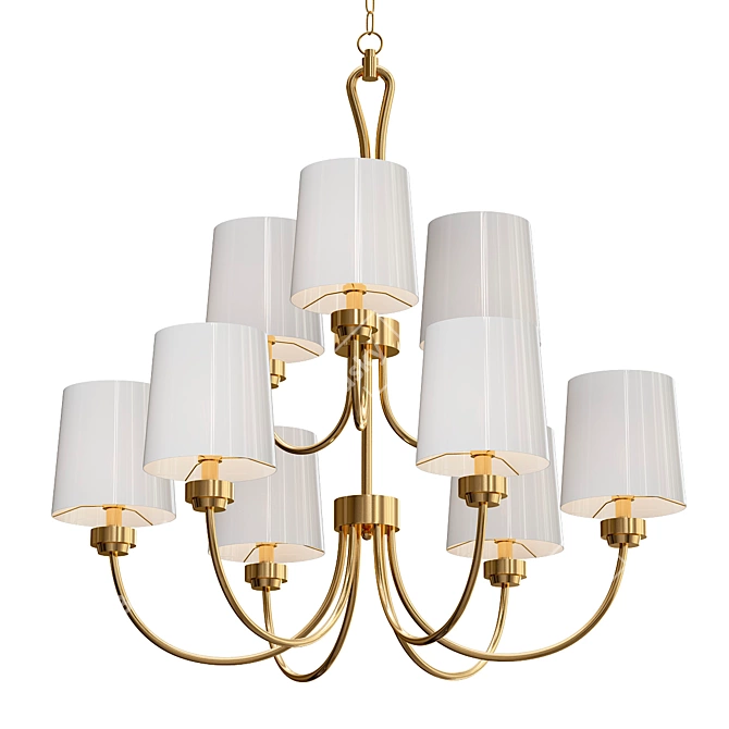 Coastal Living Bimini Chandelier 3D model image 1