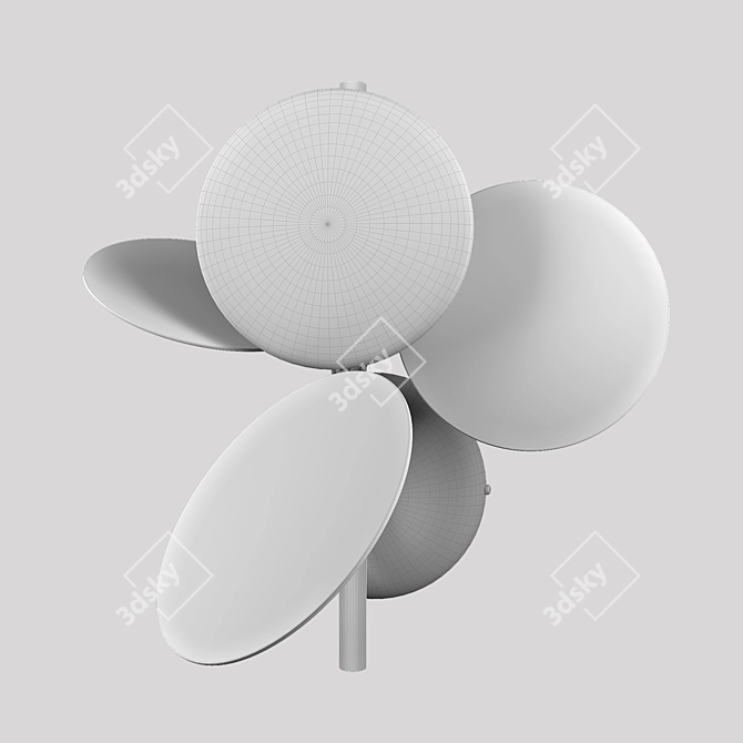 Matisse Wall Lamp: Radiant Elegance 3D model image 2