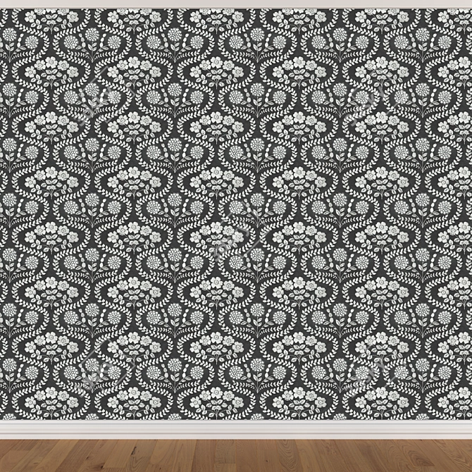 Seamless Wallpaper Set - 3 Colors 3D model image 2