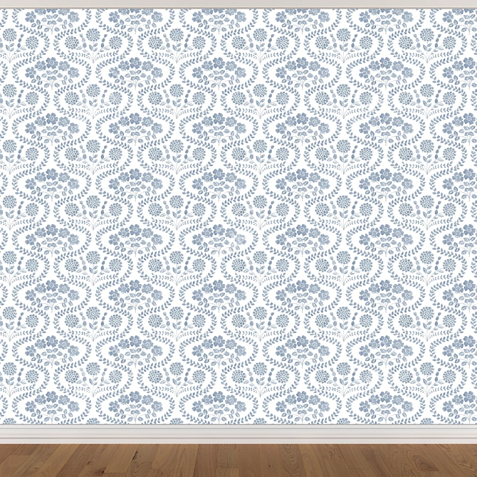 Seamless Wallpaper Set - 3 Colors 3D model image 3