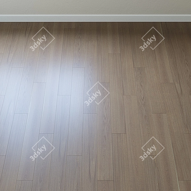 Upofloor Oak Parquet Board: Elegance in Every Plank 3D model image 2