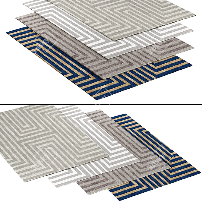 Elegant 131 Carpet, 200x300cm 3D model image 2