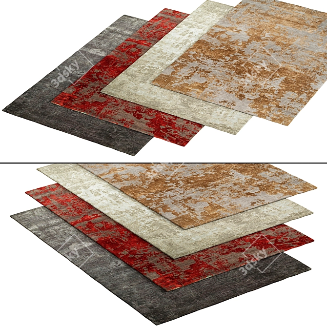 Luxurious 200x300cm Carpet 3D model image 2