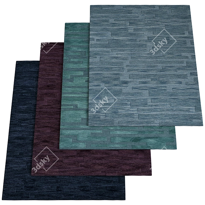 Luxury 200x300cm Carpet 3D model image 1