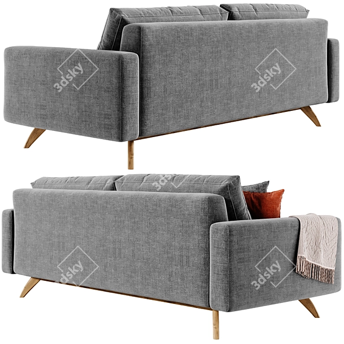 Finely Crafted Alfinch Sofa 3D model image 4