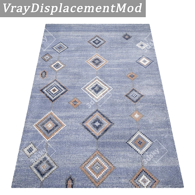 Luxury Carpets Set - High-Quality Textures | 3 Variants 3D model image 3