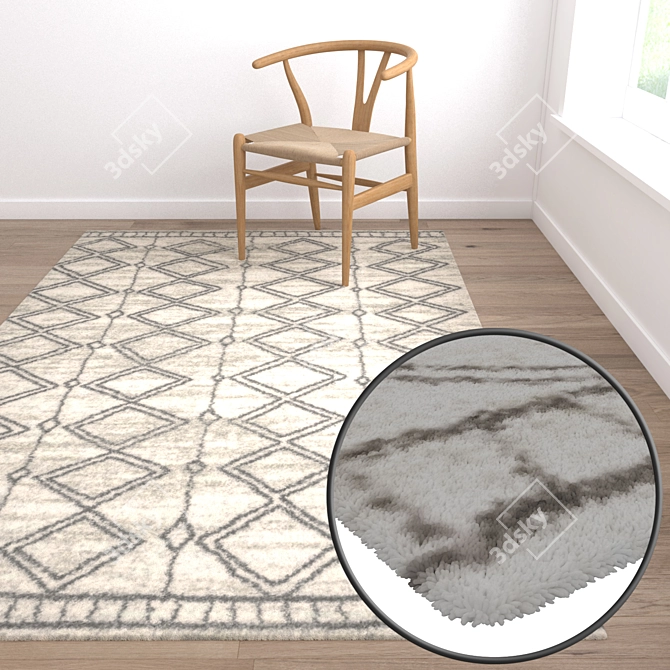 Luxury Rug Collection | High-Quality Carpets 3D model image 5