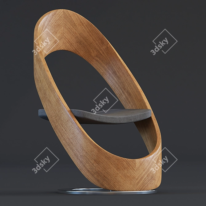 Elegant B&B Italia Chair 3D model image 1