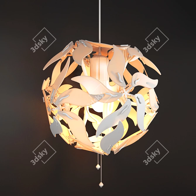 Ramsele Floral Pendant Lamp 3D model image 4