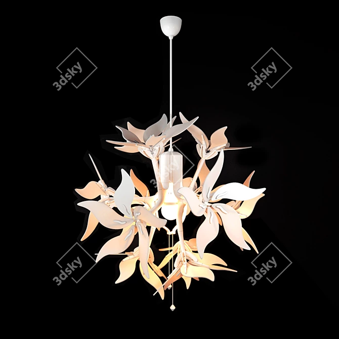 Ramsele Floral Pendant Lamp 3D model image 6