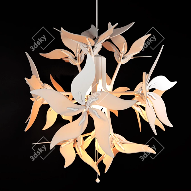 Ramsele Floral Pendant Lamp 3D model image 7