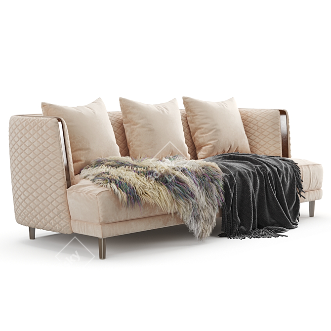 Luxurious Bentley Stamford Sofa 3D model image 3