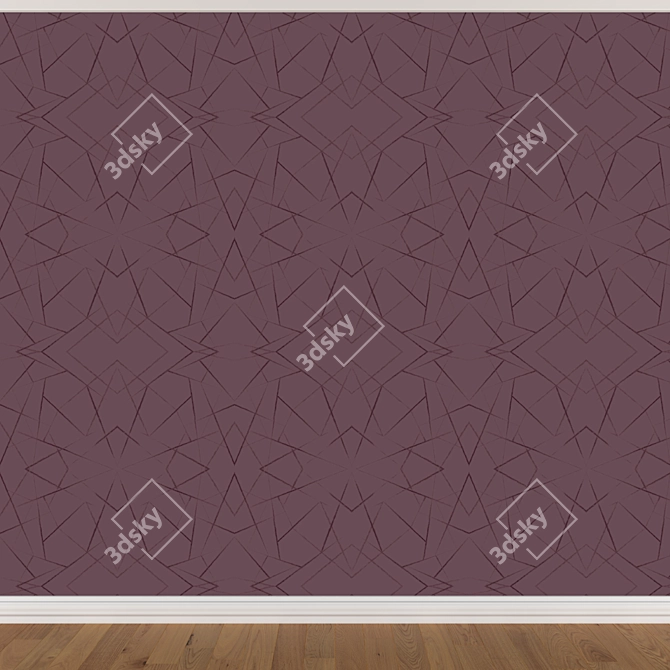 Seamless Wallpaper Set (3 Colors) 3D model image 3