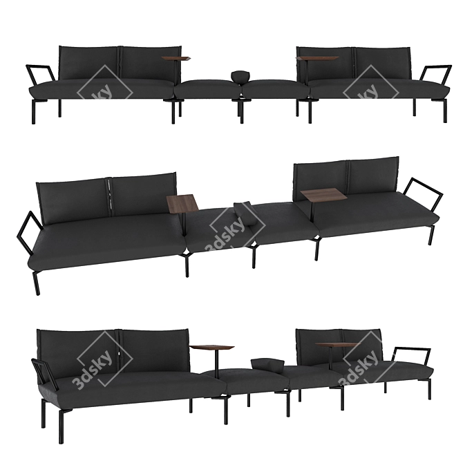 Sancal CLICK: Stylish Assembly Sofa 3D model image 1