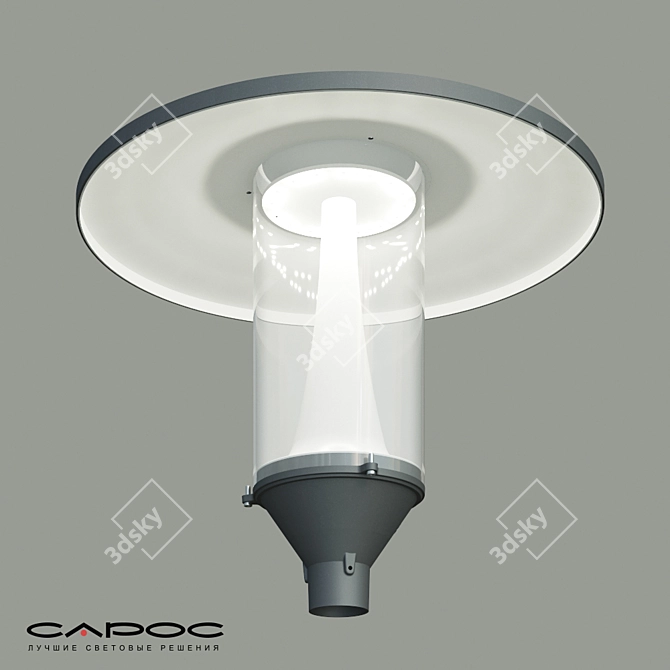 Axel V4 LED Street Lamp - Brighten Up Your Outdoor Space 3D model image 1