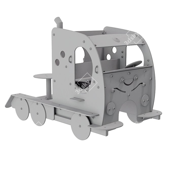 KOMPAN Transport Playset 3D model image 4