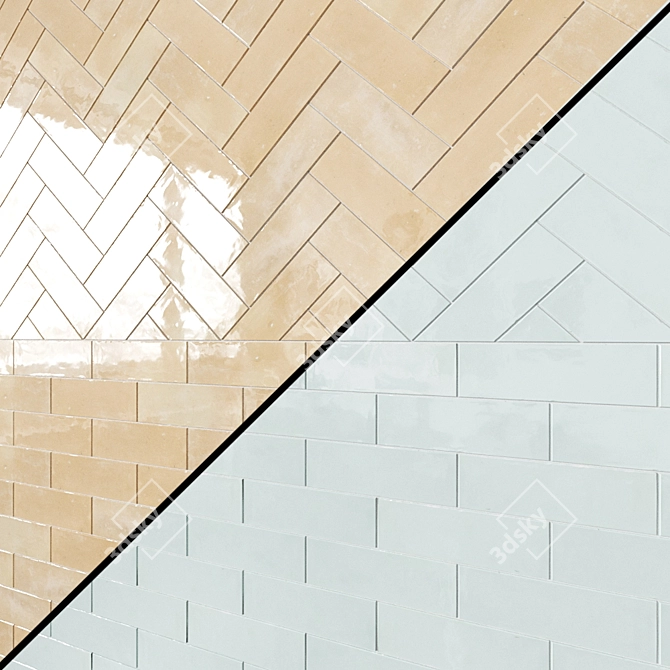 Piedra Collection: Beautiful Wall & Floor Tiles 3D model image 3