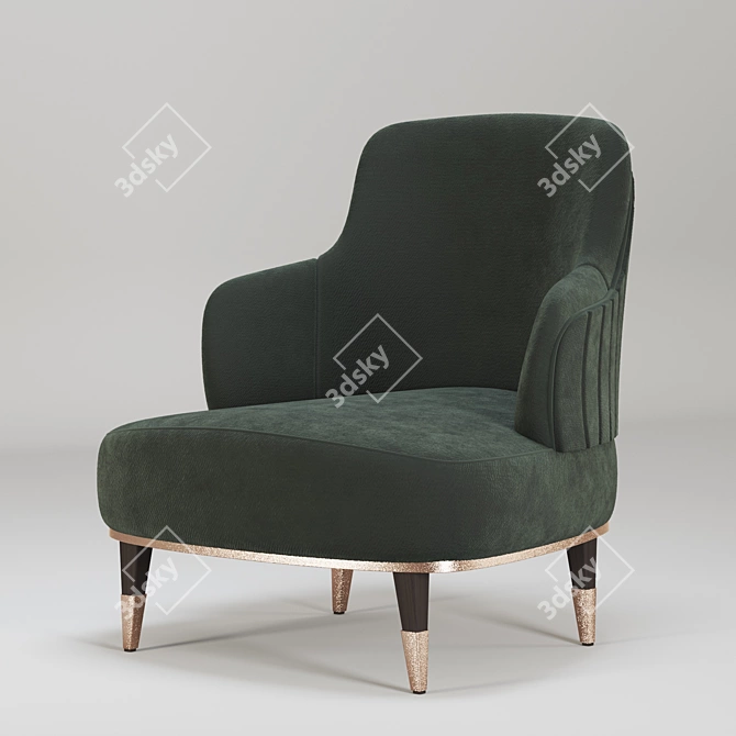 Eden Rock Small Armchair 3D model image 4